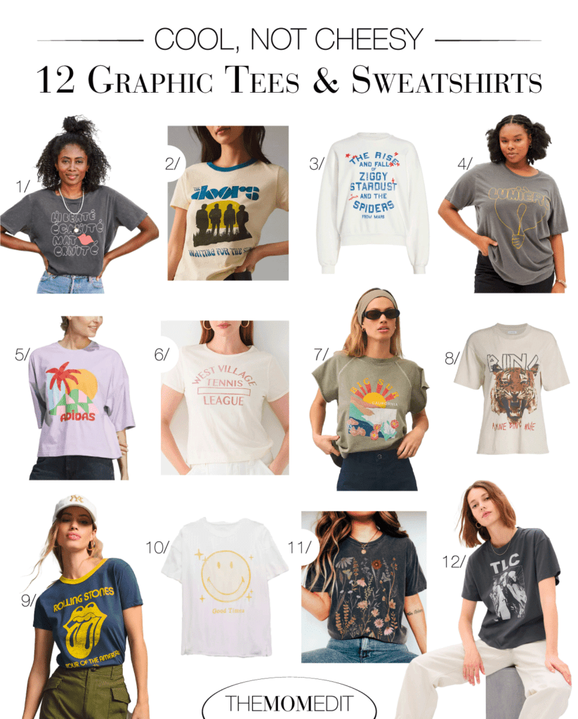 12 Graphic Tees That Pass The Cute/Cool Test - The Mom Edit